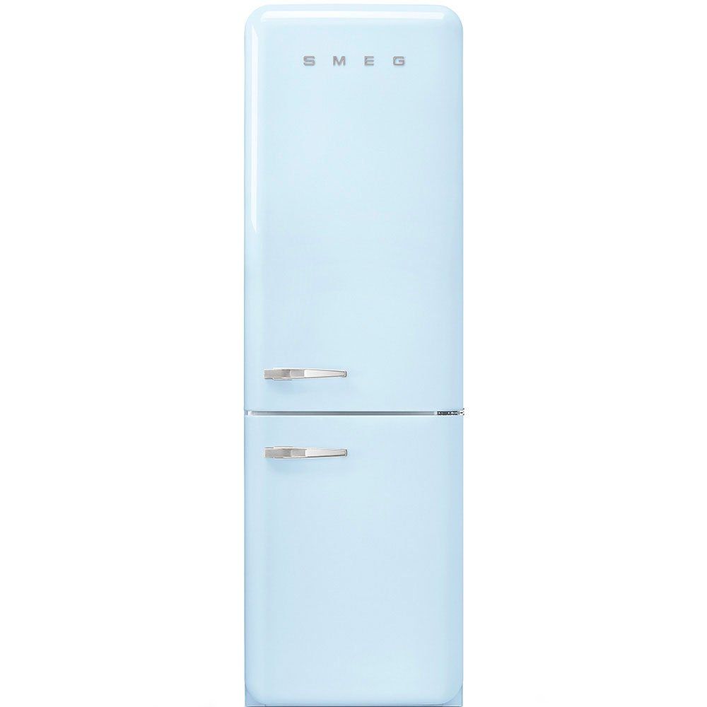 Smeg 331 Litre Fifties Style Right Hand Hinge 70/30 Fridge Freezer - Pastel Blue - Image 1