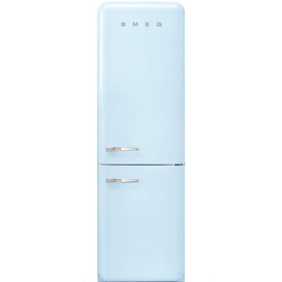 Smeg 331 Litre Fifties Style Right Hand Hinge 70/30 Fridge Freezer - Pastel Blue