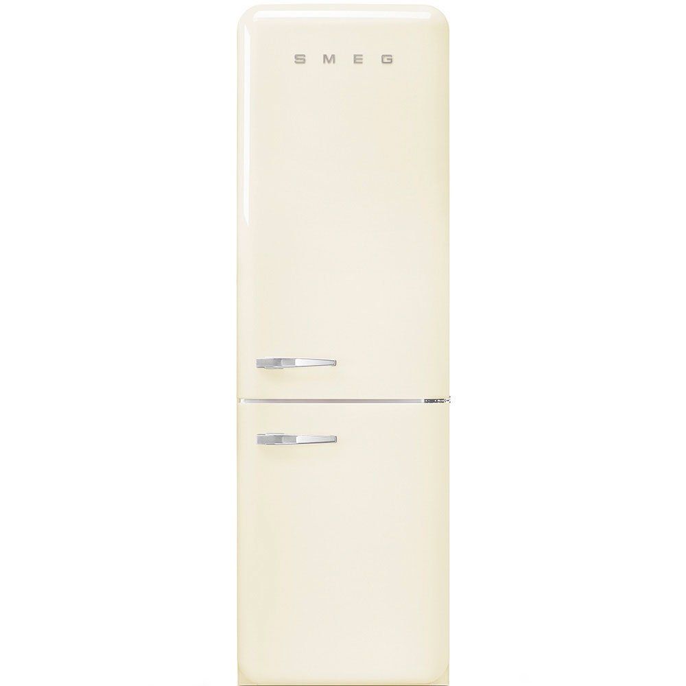 Smeg 331 Litre Fifties Style Right Hand Hinge 70/30 Fridge Freezer - Cream - Image 1