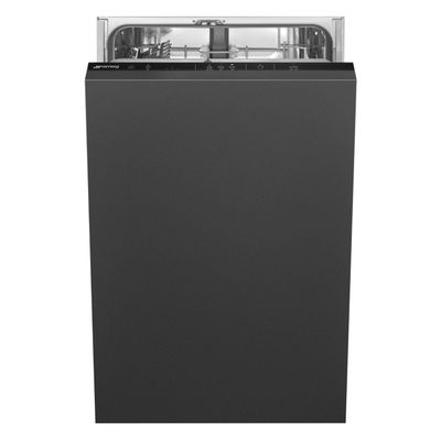 SMEG DI4522D Slimline Fully Integrated Dishwasher, Black