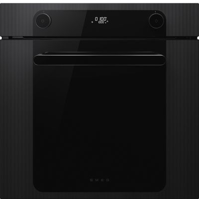 Smeg Musa Electric Single Oven with Pyrolytic Cleaning - Black