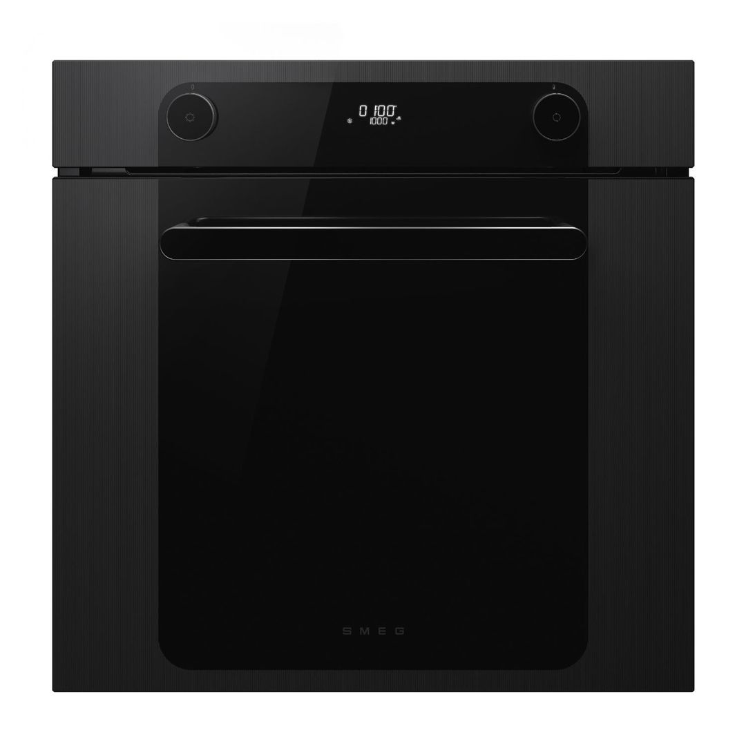 Smeg SFP6201TBI Musa Built In Pyrolytic Single Oven - BLACK - Image 1
