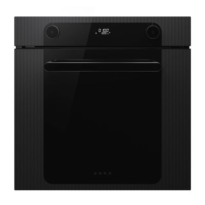 Smeg SFP6201TBI Musa Built In Pyrolytic Single Oven - BLACK