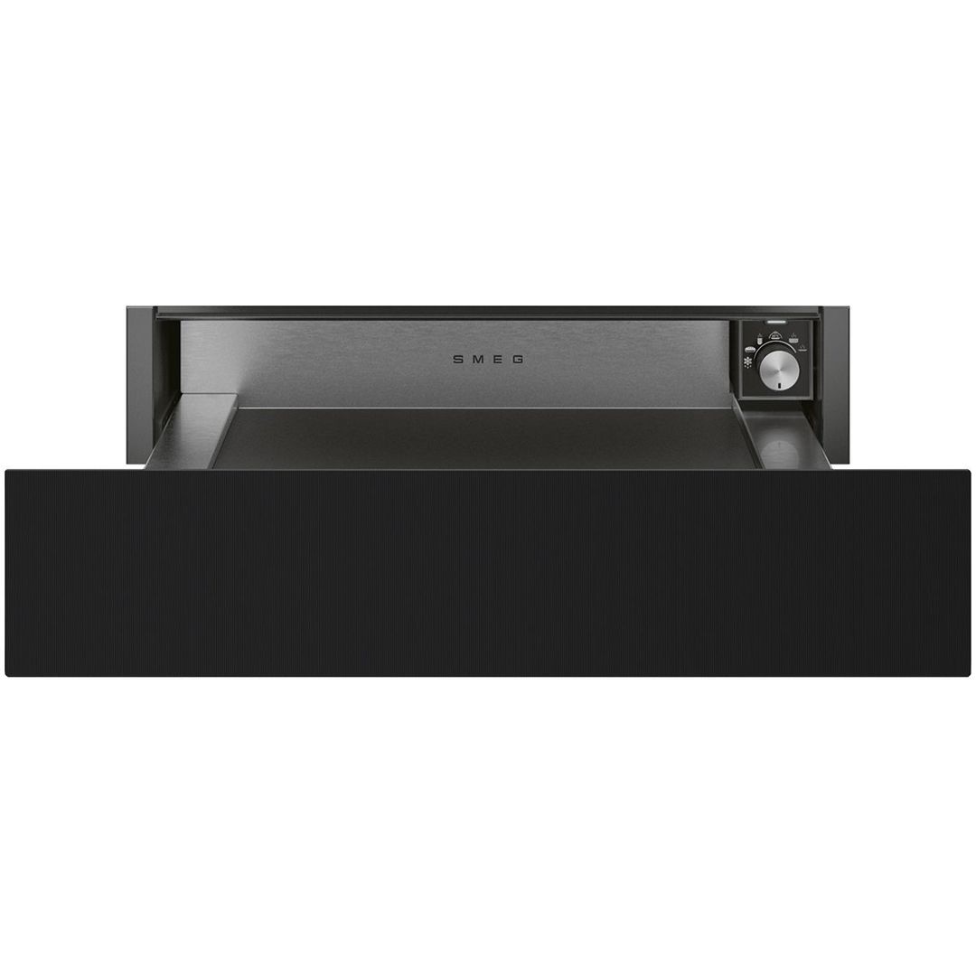 Smeg Musa 15cm Warming Drawer Black - Image 1