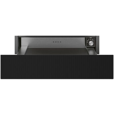 Smeg Musa 15cm Warming Drawer Black