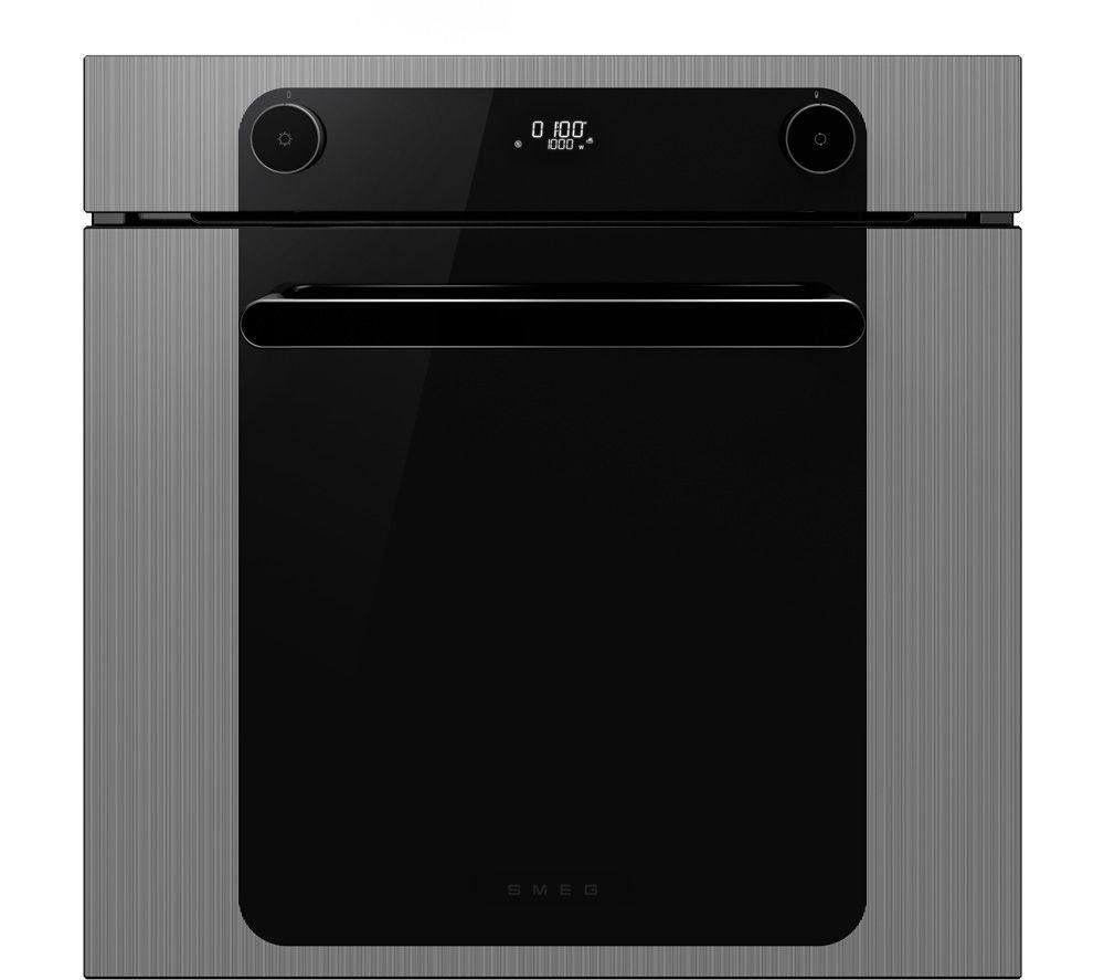 Smeg SFP6201TSI Musa Electric Single Oven with Pyrolytic Cleaning - Silver - Image 1