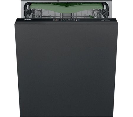 Smeg DIL331C Integrated Dishwasher - Dry Assist+, C-Rated, Black Control Panel