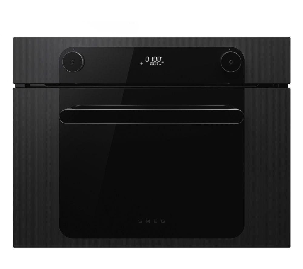 SMEG Musa SO4201M1BI Built-in Electric Oven with Microwave - Black, Black - Image 1