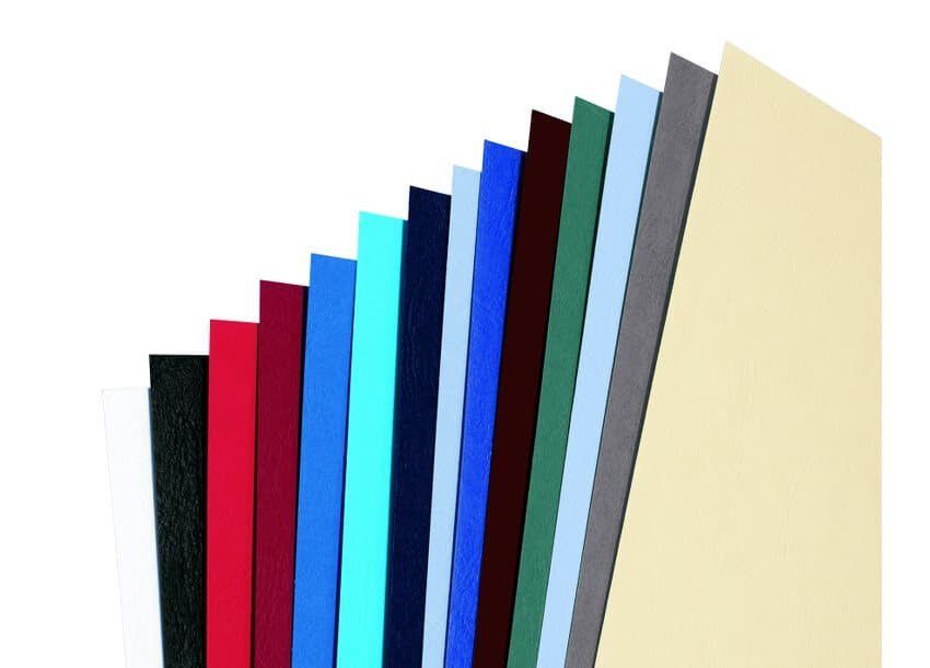 GBC Binding Covers LeatherGrain A4 250gsm - Image 1
