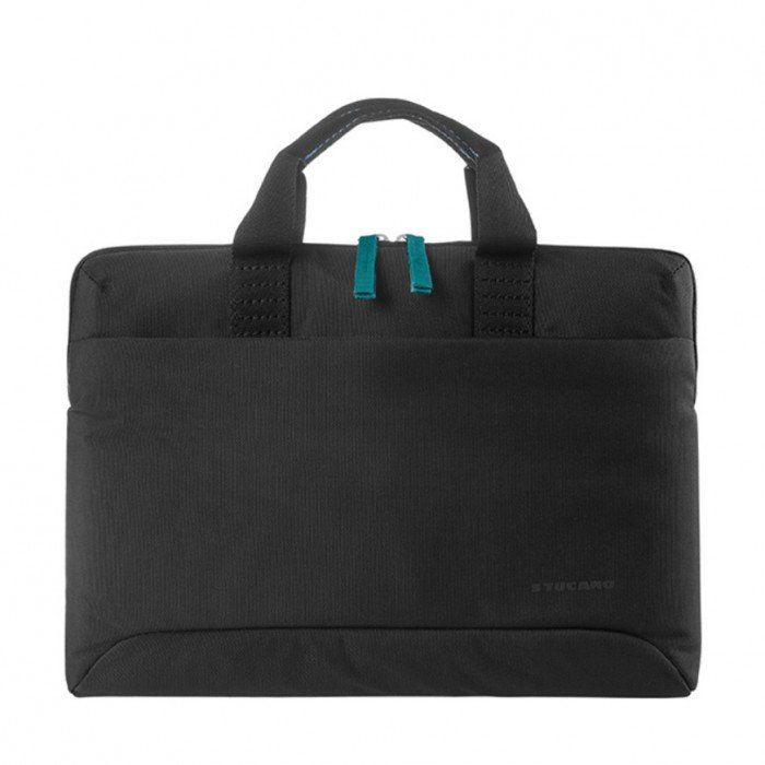 Tucano SMILZA MacBook Air 13" (before 2018), MacBook Pro 13" (2016-2020), MacBook Air 13" (2018-2020) MacBook Air 15" (2023), Laptop 14" Purse case super slim Black - Image 1