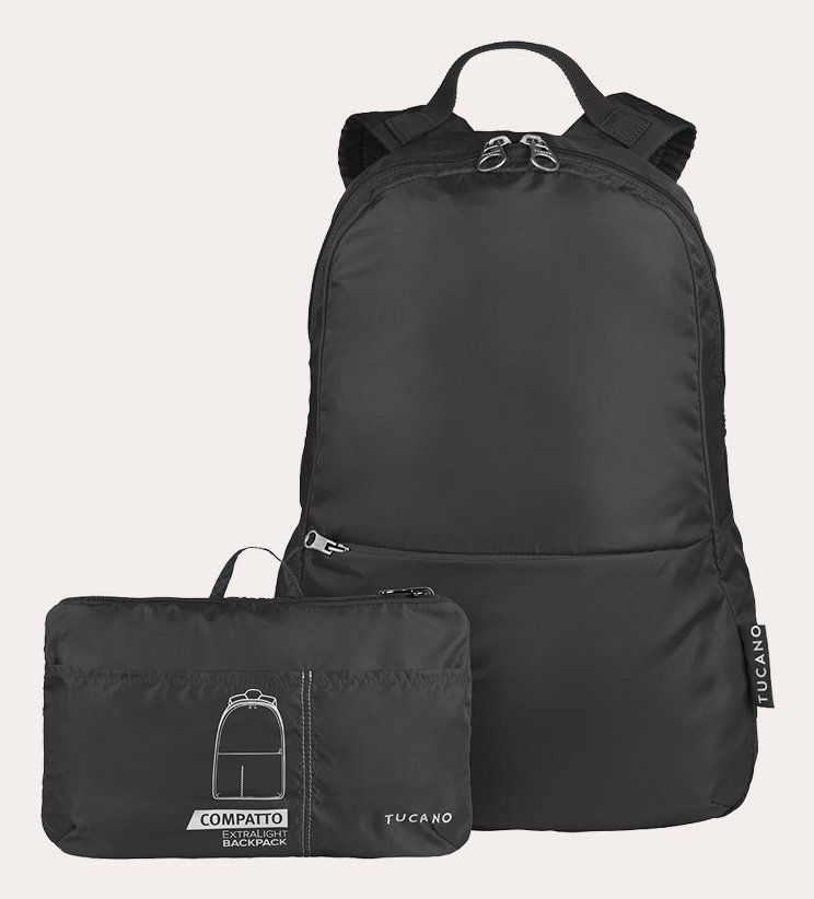 Tucano BPCOBK-ECO-BK backpack Rucksack Black Nylon - Image 1