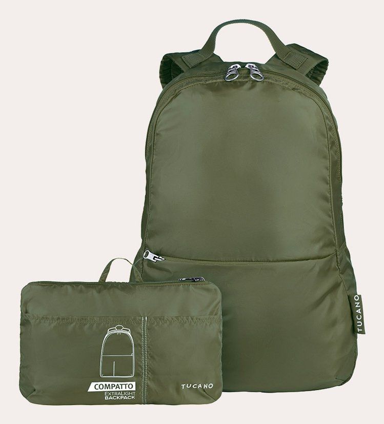 Tucano BPCOBK-ECO-VM backpack Rucksack Green Nylon - Image 1