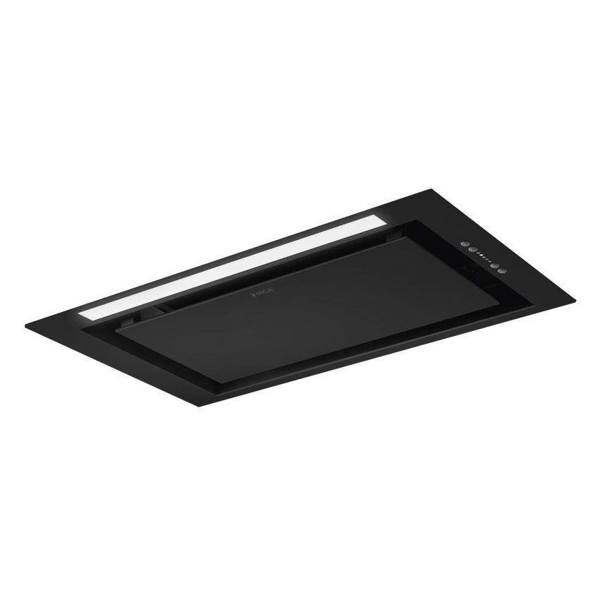 Elica LANE-60-BLK Lane 52cm Canopy Cooker Hood - Black - Image 1