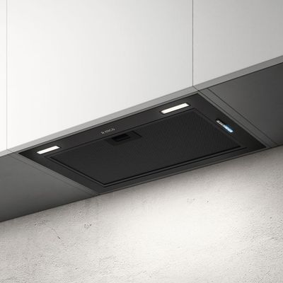 Elica FOLD-BLK-60 Fold 52cm Canopy Cooker Hood - Black