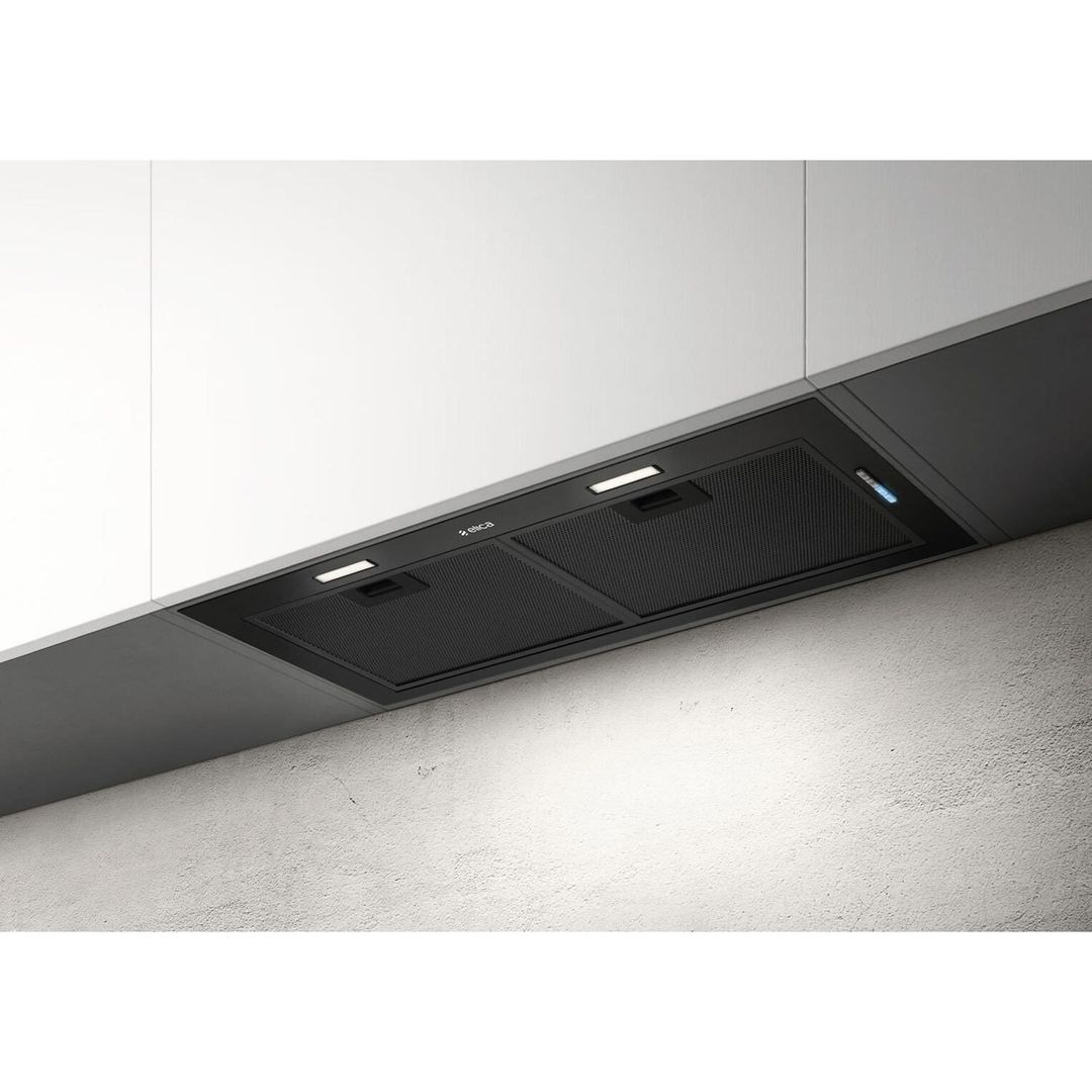 Elica FOLD-BLK-80 72cm Canopy Hood - BLACK - Image 1