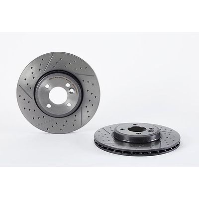Brembo Front Brake Disc 294Mm Cooper Works Drilled | 09.a047.11 | Euro Car Parts - Thumbnail 2