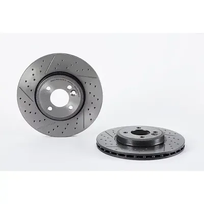 Brembo Front Brake Disc 294Mm Cooper Works Drilled | 09.a047.11 | Euro Car Parts