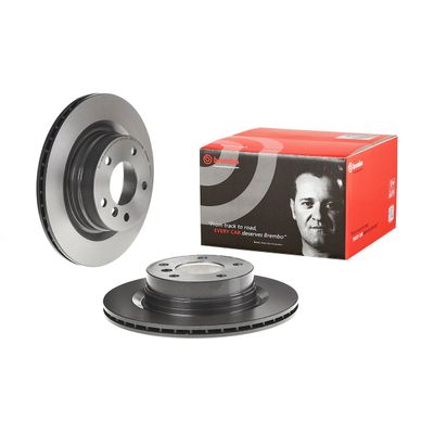 Brembo Rear Hc Disc Bmw 1 > 3 Series (03-) 300Mm (V) *with M-Tech* | 09.9793.11 | Euro Car Parts - Thumbnail 2