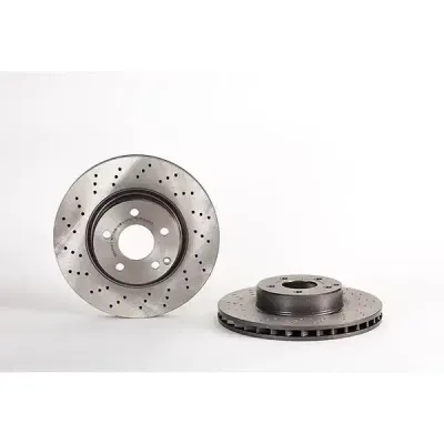 Brembo Front Hc Disc Merc Sl-R230 (03-) 312Mm (V) *drilled* | 09.9481.21 | Euro Car Parts