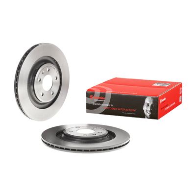 Brembo Rear Brake Discs Audi A4/a5/q5 (07-) **330Mm** (V) | 09.b040.11 | Euro Car Parts - Thumbnail 2