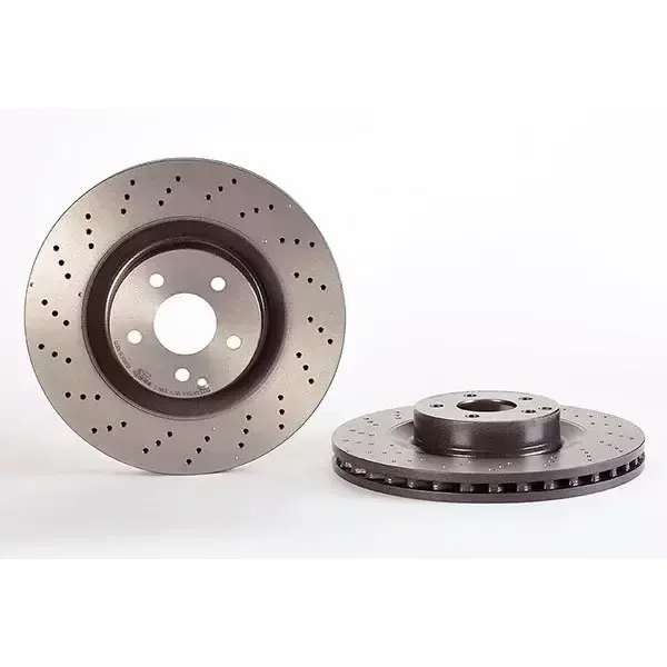 Brembo Front Hc Disc Mercedes S-Class W221 (05-) 350Mm (V) *drilled* | 09.a817.11 | Euro Car Parts - Image 1