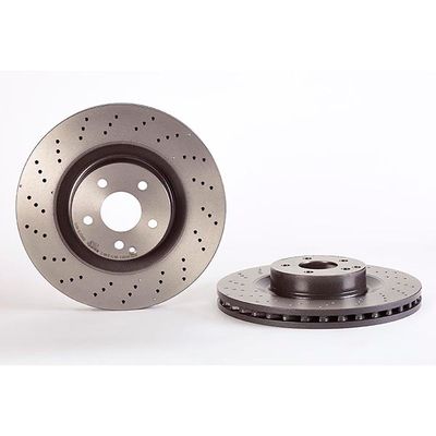 Brembo Front Hc Disc Mercedes S-Class W221 (05-) 350Mm (V) *drilled* | 09.a817.11 | Euro Car Parts - Thumbnail 2