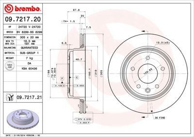 Brembo Xk8 95- Xj -03 | 09.7217.21 | Euro Car Parts - Thumbnail 2
