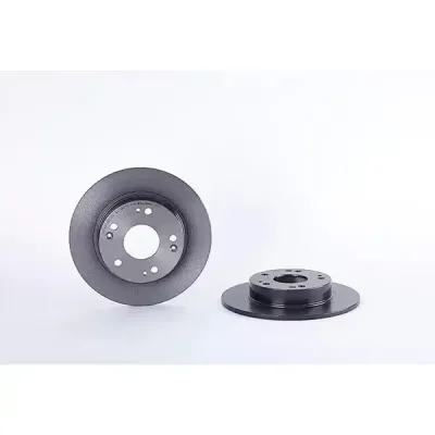 Brembo Rear Brake Disc Honda Civic - Viii (05-) 260Mm (S) | 08.a147.11 | Euro Car Parts