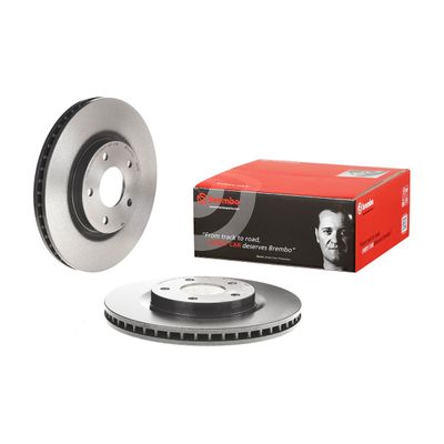 Brembo Front Brake Disc Nissan Qashqai - J10 (07-13) 296Mm (V) | 09.a716.11 | Euro Car Parts - Thumbnail 2