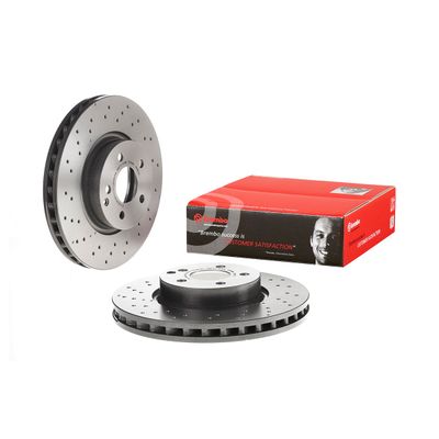 Brembo Front Hc Disc C-Class 204 (07-) 322Mm (V+Drill) *with Sport Pk* | 09.a621.31 | Euro Car Parts - Thumbnail 2