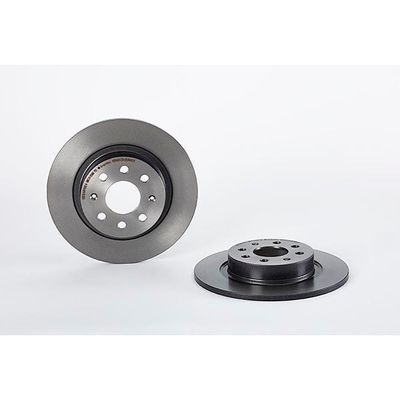 Brembo Rear Brake Disc Solid 264Mm Fiat Grande Punto 05- | 08.9460.11 | Euro Car Parts - Thumbnail 2