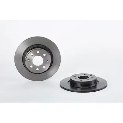 Brembo Rear Brake Disc Solid 264Mm Fiat Grande Punto 05- | 08.9460.11 | Euro Car Parts