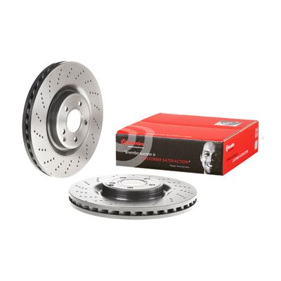 Brembo Front Hc Disc Mercedes Cls (11-) 344Mm (V) *with Sport Pk* | 09.b855.51 | Euro Car Parts - Thumbnail 2