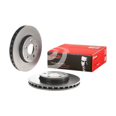 Brembo Front Hc Brake Disc Mercedes A/b Class (11-) 295Mm (V) | 09.b344.41 | Euro Car Parts - Thumbnail 2