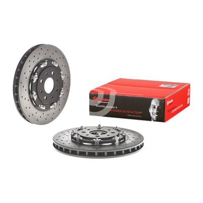 Brembo Front Composite Disc Abarth 500 (08-) 305Mm *ferrari Tribute* | 09.b085.13 | Euro Car Parts - Thumbnail 2