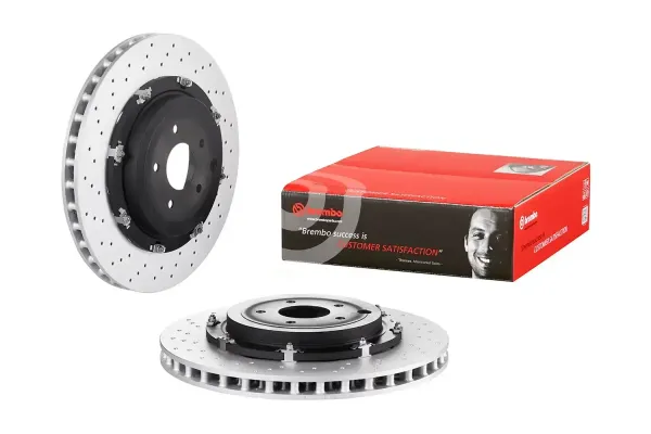Brembo Rear Hc Composite Disc Nissan Gt-R (07-) 380Mm (V) *single* | 09.a190.13 | Euro Car Parts