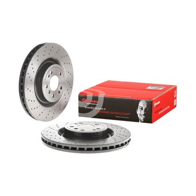 Brembo Front Hc Brake Disc Mercedes M-Class (11-) 350Mm (V) *amg Pack* | 09.a958.21 | Euro Car Parts - Thumbnail 2