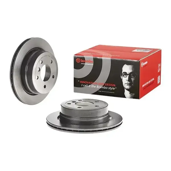 Brembo Rear Hc Brake Disc Bmw 123D - E82/e88 (07-) 300Mm (V) | 09.b411.11 | Euro Car Parts - Image 1