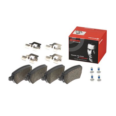 Brembo Rear Brake Pads Vauxhall Astra - G/h (00-) **acoustic Wi** | P59038 | Euro Car Parts - Thumbnail 2