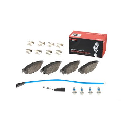 Brembo Rear Brake Pads Ford Transit (Inc W/sensor) (06-) | P24066 | Euro Car Parts - Thumbnail 2