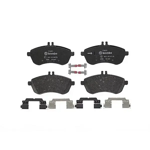 Brembo Front Brake Pads C Class C180 C200 Less Sport 07- | P50070 | Euro Car Parts - Image 1