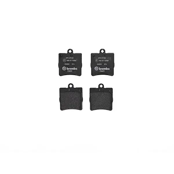 Brembo Rear Break Pads W202 W210 96- | P50072 | Euro Car Parts - Image 1