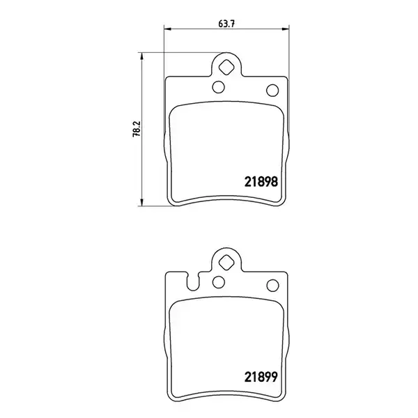 Brembo Xtra Pads Mercedes-Benz Various | P 50 033X | Euro Car Parts - Image 1