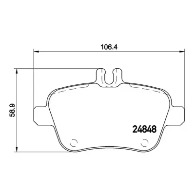 Brembo Xtra Pads Mercedes-Benz Various | P 50 091X | Euro Car Parts