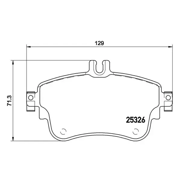 Brembo Xtra Pads Mercedes-Benz Various | P 50 094X | Euro Car Parts - Image 1