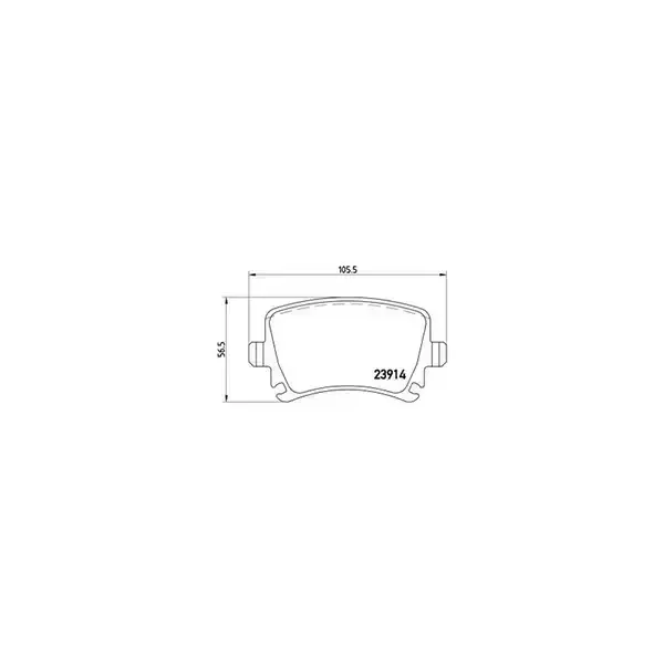Brembo Xtra Brake Pads (Front) Vag Various | P 85 098X | Euro Car Parts - Image 1