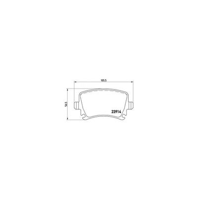 Brembo Xtra Brake Pads (Front) Vag Various | P 85 098X | Euro Car Parts - Thumbnail 2
