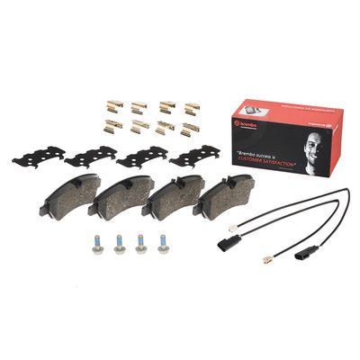 Brembo Rear Brake Pads Transit Twin Wheel (13-) *with Sensors + Acc* | P24187 | Euro Car Parts - Thumbnail 2