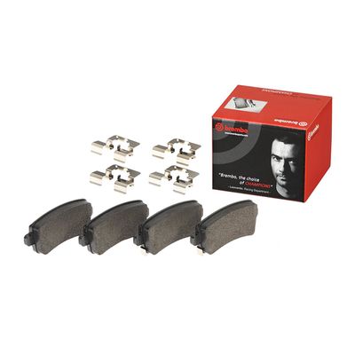 Brembo Rear Break Pads Vauxhall Insignia (08-) **with Clips > Solid Discs** | P59059 | Euro Car Parts - Thumbnail 2