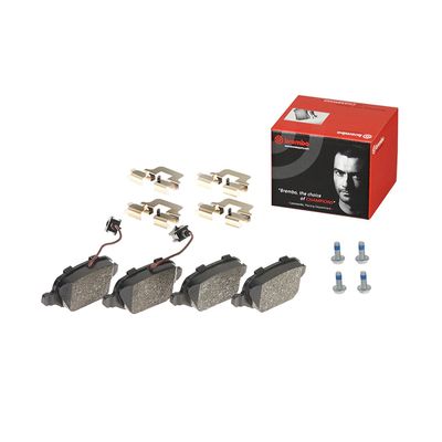 Brembo Rear Break Pads Inc Wi Alfa Romeo Mito 2008- | P23131 | Euro Car Parts - Thumbnail 2
